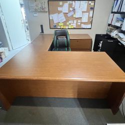 Large U Shape Executive Desk 