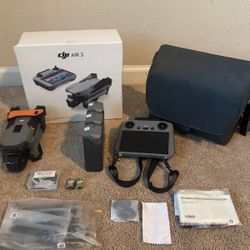 DJI Air 3 Fly More Combo Camera Drone (with RC 2 Remote)
