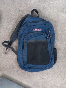 JanSport Navy Blue Backpack
