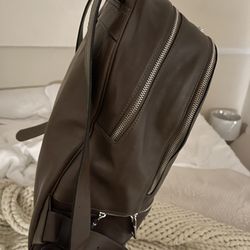 Leather backpack 