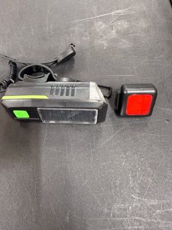 Rechargeable Solar Bike Lights – New in Box – $15