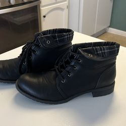 Sonoma Black Combat Boots
