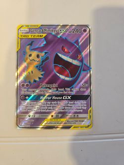NM 2019 POKEMON GENGAR & MIMIKYU GX TEAM UP-FA S&M #164