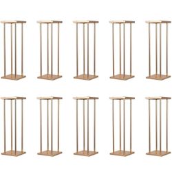 10 Gold Flower Metal Stand/ Columns Please Read Description 