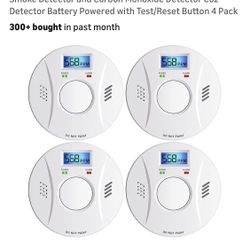 Linosal New 4 Smoke & Carbon Monoxide Detectors