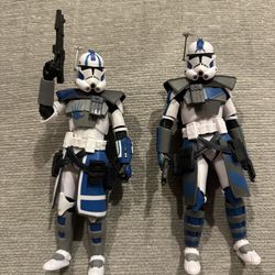 Star Wars black series arc trooper lot
