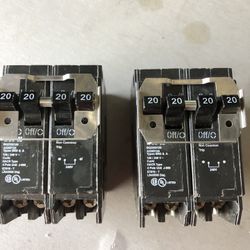 Eaton 20 Amp Quad Breaker