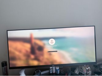 LG Monitor , White,