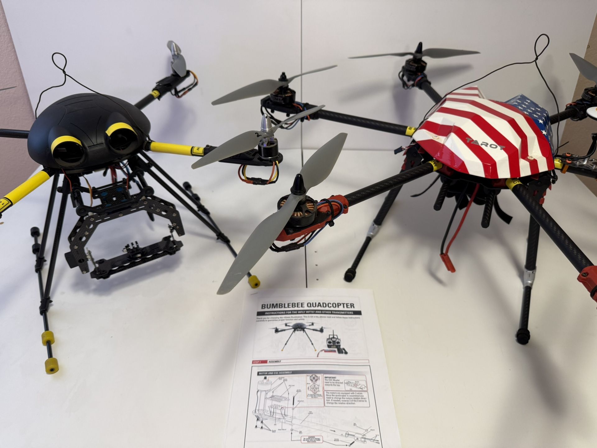 Large Drones - Bumblebee Quadcopter & Tarot Hexacopter