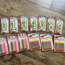 Birthday Number Candles 
