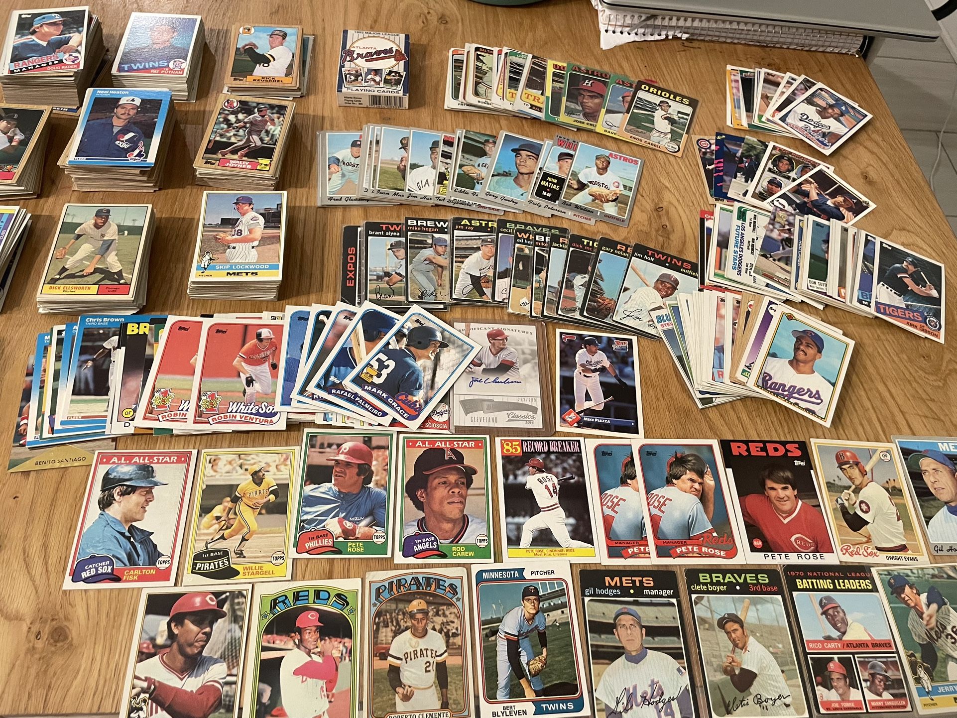 Vintage Baseball Card Lot! Tons Of Stars! Clemente-Rose-Yaz +