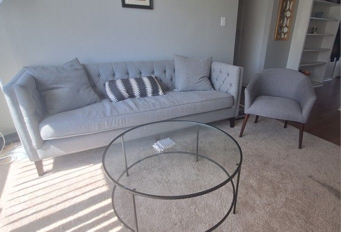 Couch, Chair And Table