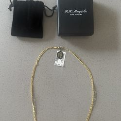 18K  Gold Necklace ( R.H. Macy & Co Fine Jewelry)
