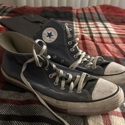 used navy blue converse