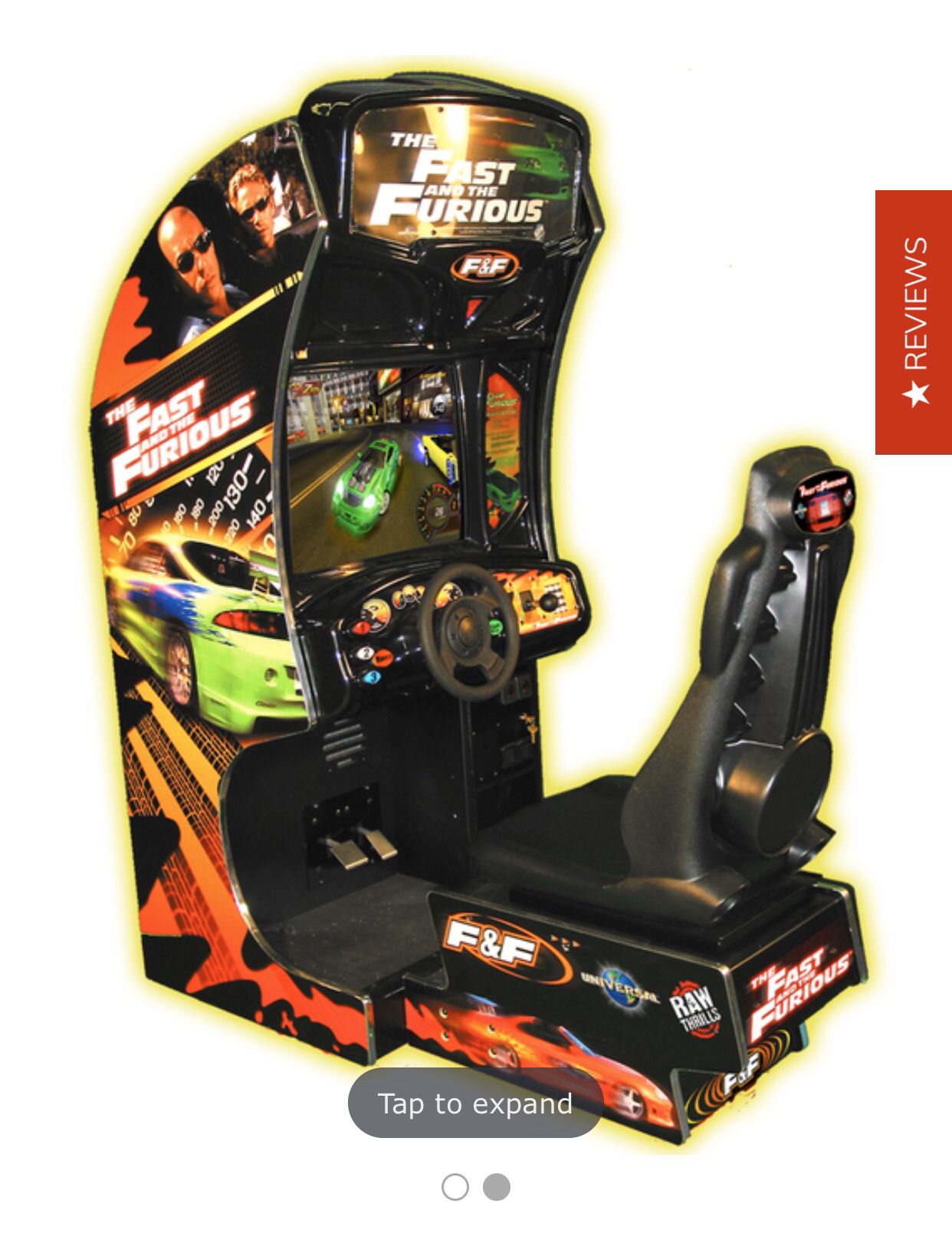 Fast and furious arcade game