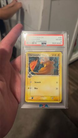 2006 pokemon ex  charmander crystal guardians PSA 4