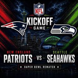 Seahawks vs Patriots four tickets (week 1)