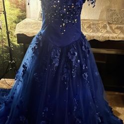 Royal Blue Special occasion Dress size 4