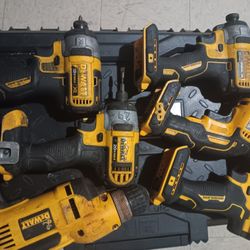 Dewalt Impact,cordless Drills And Plug In Drills
