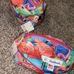 Tropical Flair Handmade Pouches – Vibrant, Stylish, and Unique!
