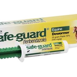 Safe-Guard Equine Dewormer Paste Merck Horses Fenbendazole
