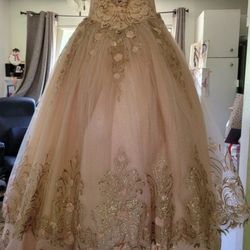 Sweet 16 Rosegold Dress 