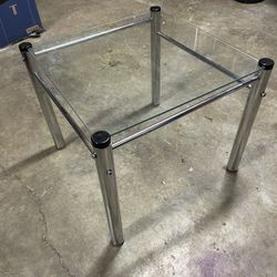 Glass Top side table 