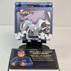 Pokémon Suicune Themed Nintendo Game Boy Advance SP 