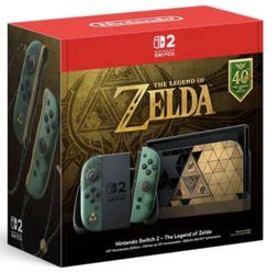 Zelda 40th anniversary Nintendo Switch 2 Console IN HAND