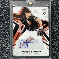 ⚾️2026 Topps⚾️ CARSON SEYMOUR  [RC] AUTO  •SF GIANTS