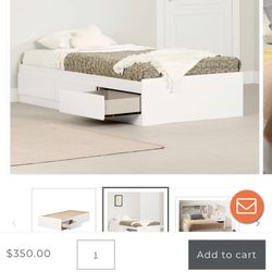 Twin Bed Frame With 3 Drawers 