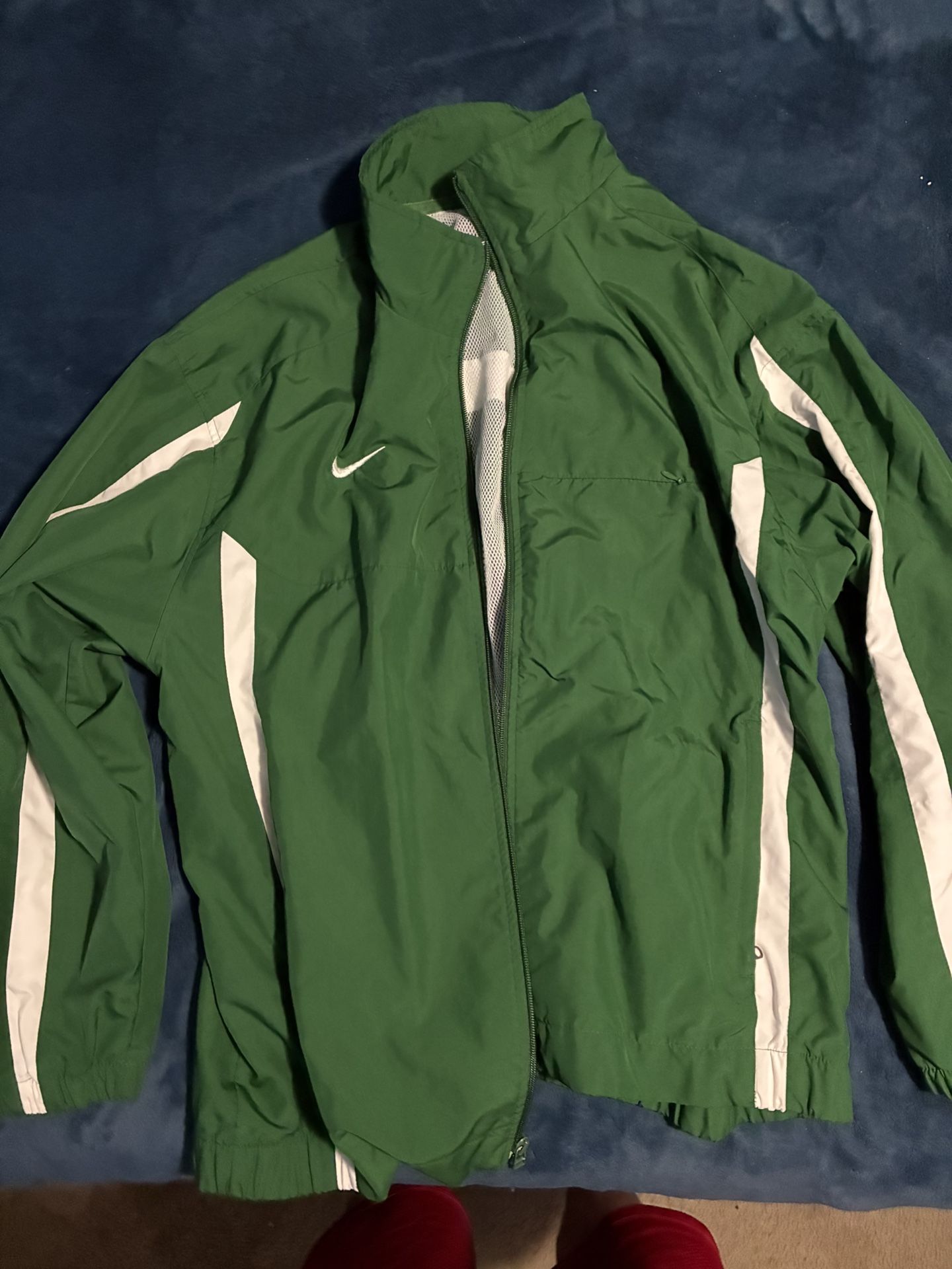 Nike Windbreaker Green Jacket Large