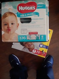Huggies sale wipes & diapers