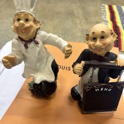 Italian Chef Decor Wine Bottle Holder