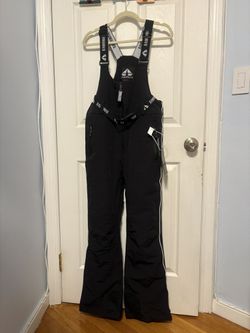 Hotian RAWRWAR Essential Black Ski Snow Bib Pants Size L