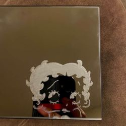 3x3 Betty Boop Engraved Mirror