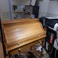 Small Student Roll Top Desk