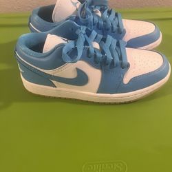 Nike Jordan 1 Low White Gum Light Brown Powder Blue 