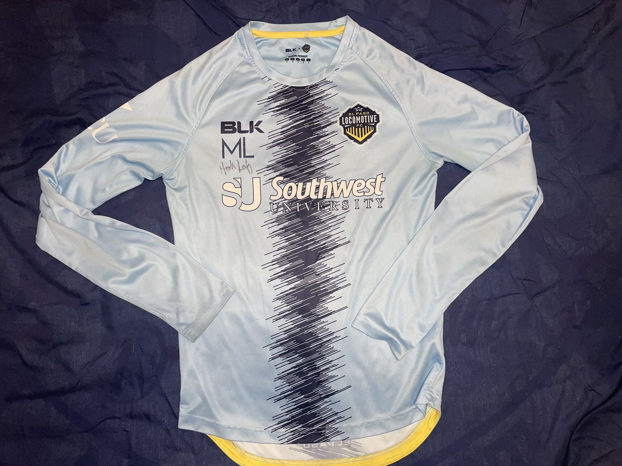 El Paso Locomotive Goalie jersey