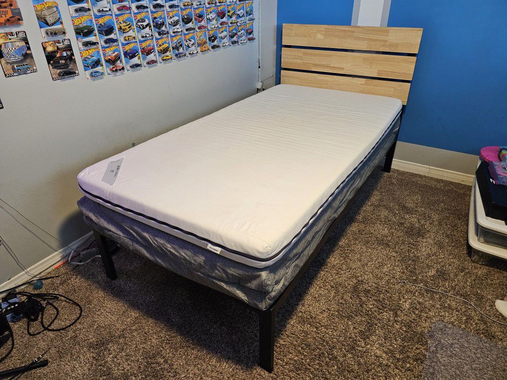 Twin Bed Frame With Mattress Mattresses 