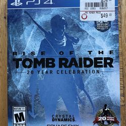 PS4 Rise Of The Tomb Raider 20 Year Edition 