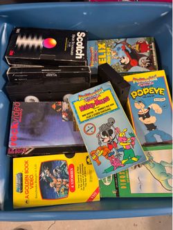 Mixed VHS Tape Lot – 15+ Tapes