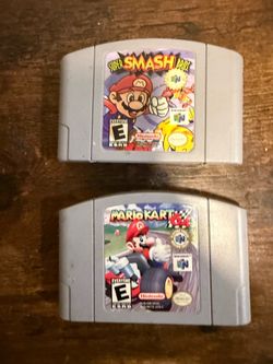 Mario Kart 64 and Super Smash Bros