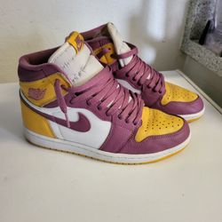 Men's Jordan Shoes 1 Retro High OG Brotherhood Size 8 $40  NO Box