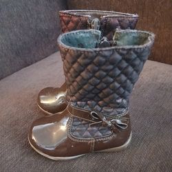 Toddler zip up boots sz 4
