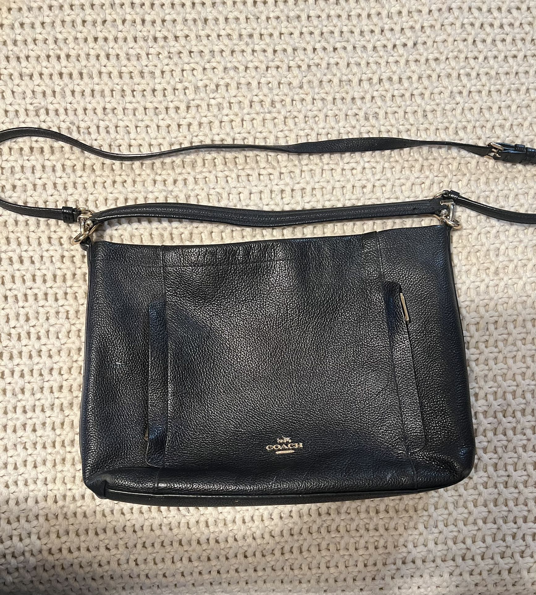 Coach Black Leather Purse