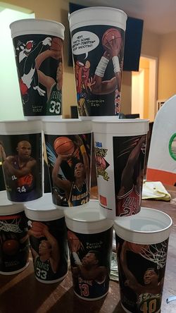 NBA 1995 collectibles 9 cups