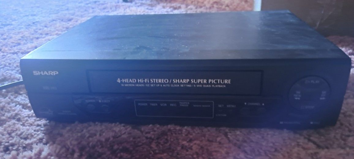 SHARP VHS Player - Used - Working