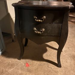 2 drawer side table 