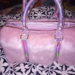 METALLIC PINK FURBAG